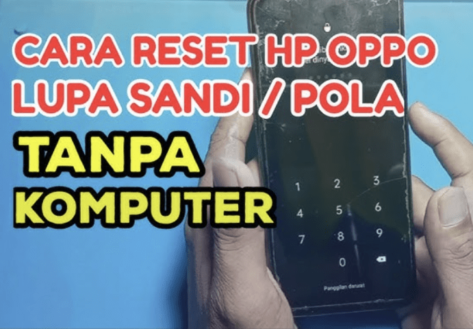 cara reset hp oppo lupa password dengan laptop